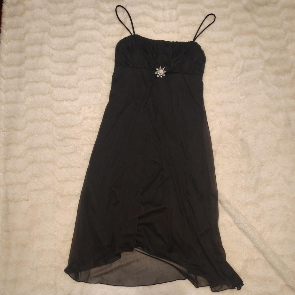 California Concepts Black Babydoll Dress